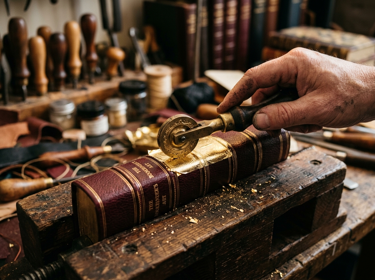 Craftsman hand-applying protective oil to joinery